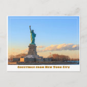 Vrijheidsbeeld in New York Briefkaart (Voorkant)