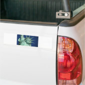 Vrijheidsbeeld in New York Bumpersticker (Op Truck)