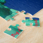 Vrijheidsbeeld in New York. Kerstgroeten Legpuzzel (Zijkant)