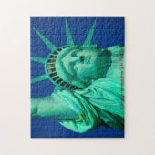 Vrijheidsbeeld in New York. Kerstgroeten Legpuzzel (Verticaal)