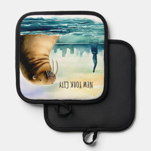 Vrijheidsbeeld in New York Pannenlap (Voorkant / Achterkant)