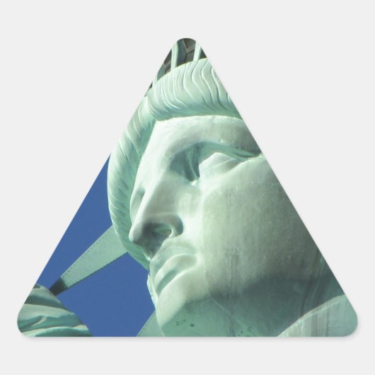Vrijheidsbeeld in New York Sticker (Voorkant)