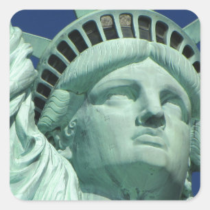 Vrijheidsbeeld in New York Vierkante Sticker