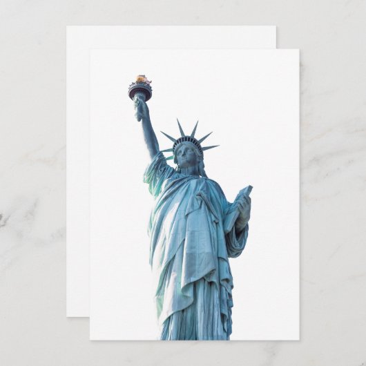 Vrijheidsbeeld Informatiekaartje (Voorkant / Achterkant)