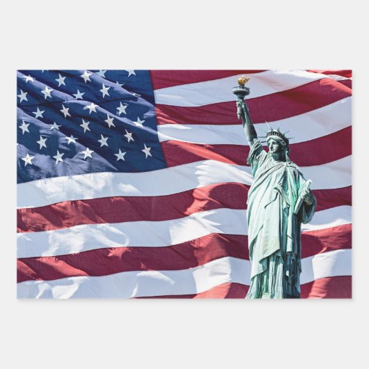 Vrijheidsbeeld Inpakpapier Vel (Voorkant 3)