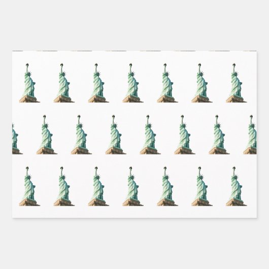 Vrijheidsbeeld Inpakpapier Vel (Voorkant 2)