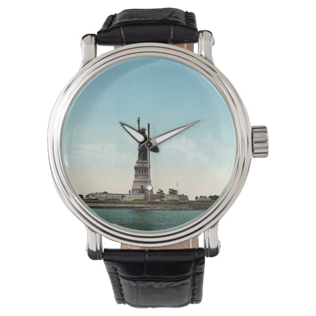 Vrijheidsbeeld jaren 1920 New York haven Horloge (Voorkant)