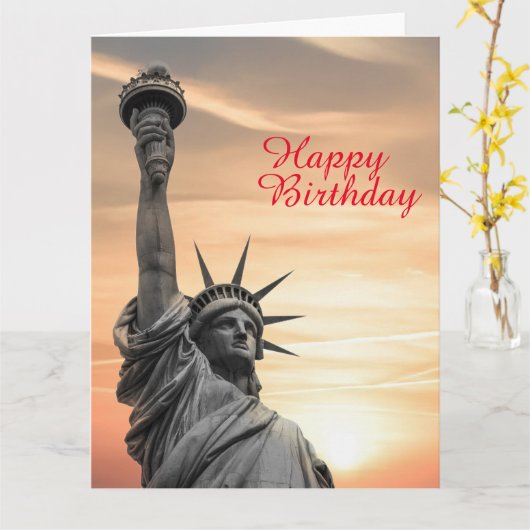 Vrijheidsbeeld Kaart (Gele Bloem)