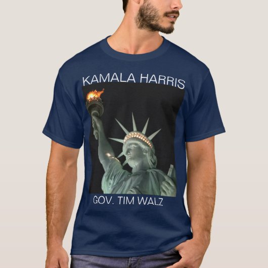 Vrijheidsbeeld KAMALA HARRIS T-Shirt (Voorkant)
