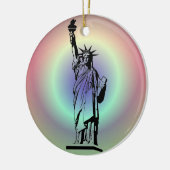 Vrijheidsbeeld Keramisch Ornament (Links)