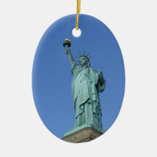 Vrijheidsbeeld Keramisch Ornament (Voorkant)