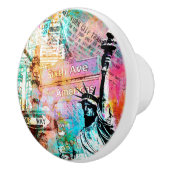 Vrijheidsbeeld Keramische Knop (Rechts)