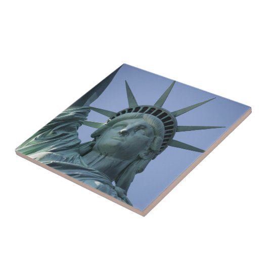 Vrijheidsbeeld keramische tegels tegeltje (Zijkant)