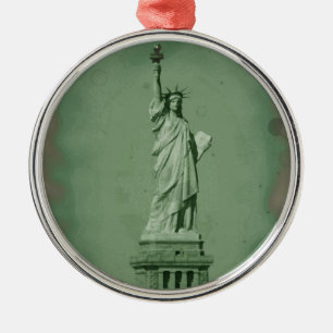 Vrijheidsbeeld Kerstversiering Metalen Ornament