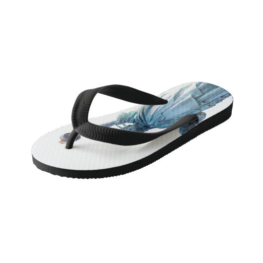 Vrijheidsbeeld Kinder Teenslippers (Schuin)