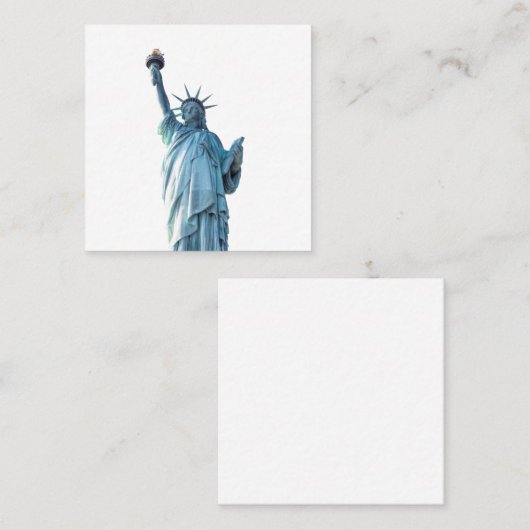Vrijheidsbeeld Klantenkaartje (Voorkant / Achterkant)