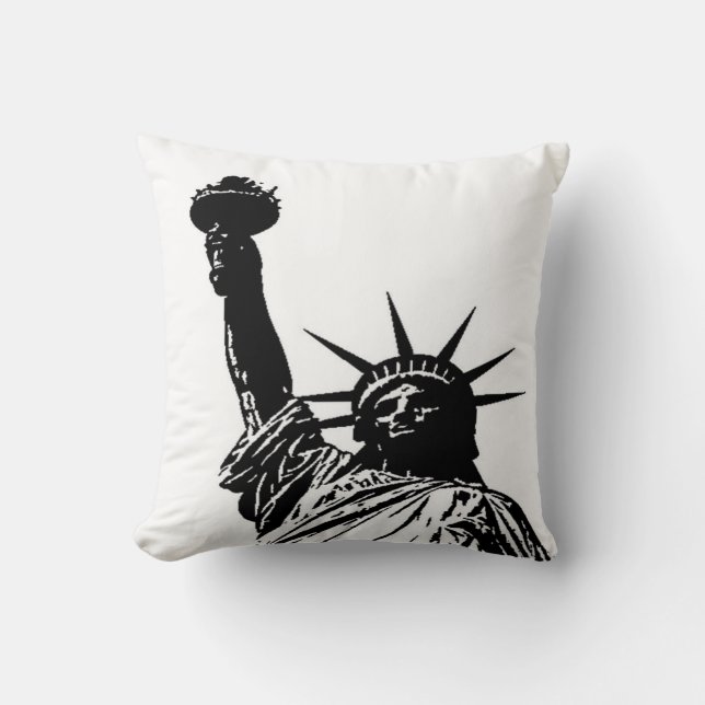 Vrijheidsbeeld Kussen (Voorkant)