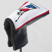 Vrijheidsbeeld/Lady Liberty Stripes Golfheadcover (3/4 voorkant)