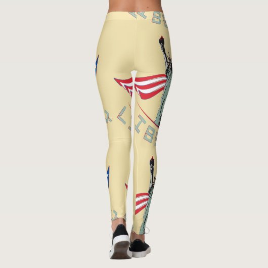 Vrijheidsbeeld Leggings (Achterkant)