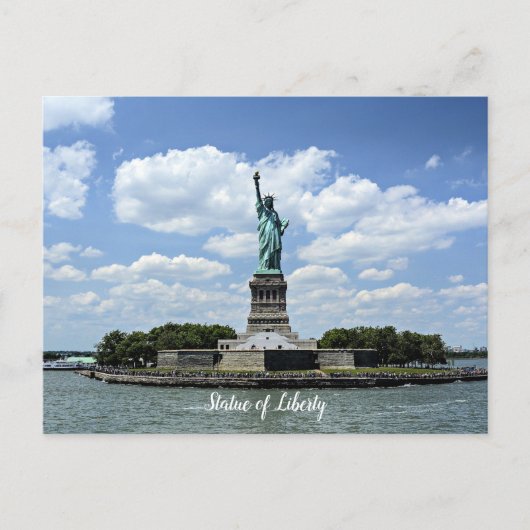 Vrijheidsbeeld, Liberty Island Briefkaart (Voorkant)