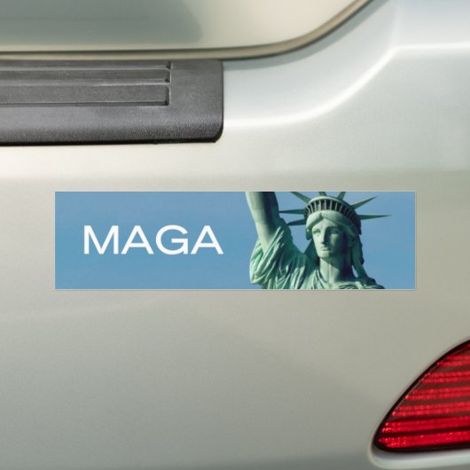 Vrijheidsbeeld MAGA-Bumpersticker Bumpersticker (Op auto)