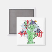 Vrijheidsbeeld Magneet (Voorkant / Achterkant)