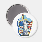 Vrijheidsbeeld Magnet (Voorkant / Achterkant)