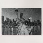 Vrijheidsbeeld Manhattan Skyscrapers Legpuzzel (Horizontaal)