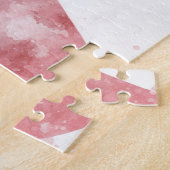 Vrijheidsbeeld met vlag waterverf legpuzzel (Zijkant)