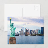 Vrijheidsbeeld met World Trade Center Briefkaart (Voorkant / Achterkant)