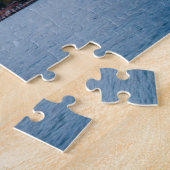 Vrijheidsbeeld met World Trade Center Legpuzzel (Zijkant)