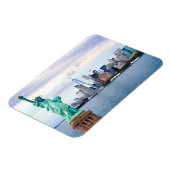 Vrijheidsbeeld met World Trade Center Magneet (Linkerzijde)