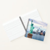 Vrijheidsbeeld met World Trade Center Notitieboek (Binnen)
