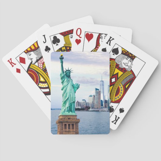Vrijheidsbeeld met World Trade Center Pokerkaarten (Achterkant)