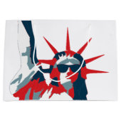 Vrijheidsbeeld met zonnebril groot cadeauzakje (Voorkant)