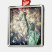Vrijheidsbeeld Metalen Ornament (Links)