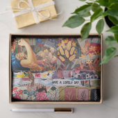 Vrijheidsbeeld Mixed Media Collage Art Tissuepapier (Geschenk)