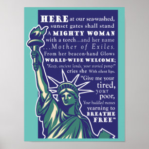 Vrijheidsbeeld, Moeder van Bannelingen - Poster
