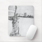 Vrijheidsbeeld Muismat (Met muis)