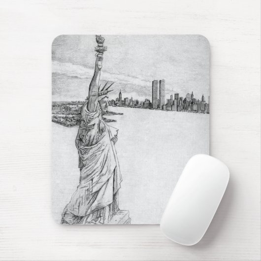 Vrijheidsbeeld Muismat (Met muis)