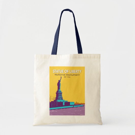 Vrijheidsbeeld Nationaal Monument Liberty Island Tote Bag (Voorkant)