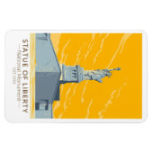 Vrijheidsbeeld nationaal monument magneet (Horizontaal)