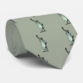 Vrijheidsbeeld Necktie Stropdas (Opgerold)