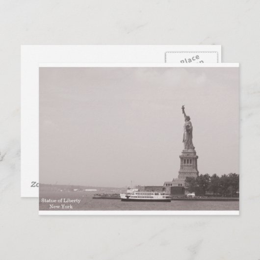 Vrijheidsbeeld New York Briefkaart (Voorkant / Achterkant)