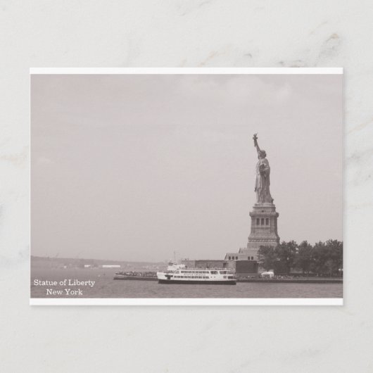 Vrijheidsbeeld New York Briefkaart (Voorkant)