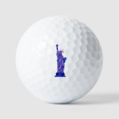 Vrijheidsbeeld-New York City-4 juli- Golfballen (Voorkant)