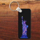 Vrijheidsbeeld-New York City-4 juli- Sleutelhanger (Voorkant)