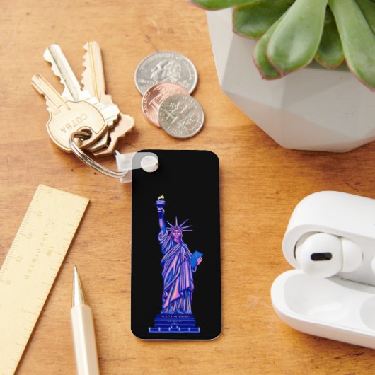 Vrijheidsbeeld-New York City-4 juli- Sleutelhanger (Bureau)