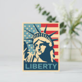 Vrijheidsbeeld  New York City Briefkaart (Staand voorkant)
