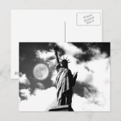 Vrijheidsbeeld New York City Briefkaart (Voorkant / Achterkant)